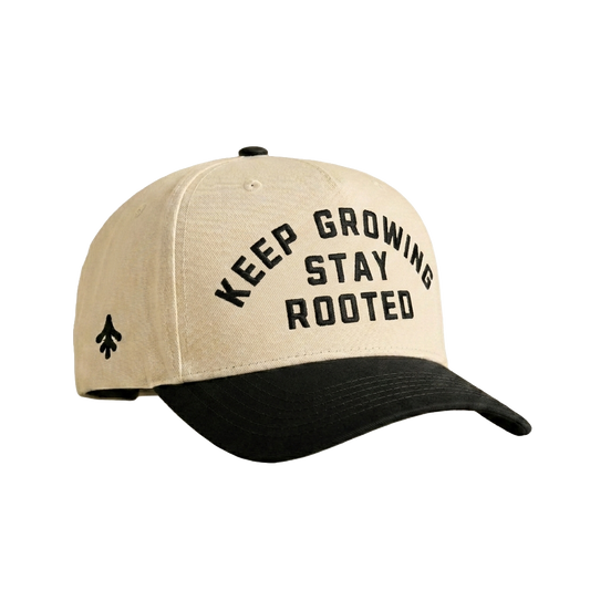 Keep Growing Hat Black & Cream