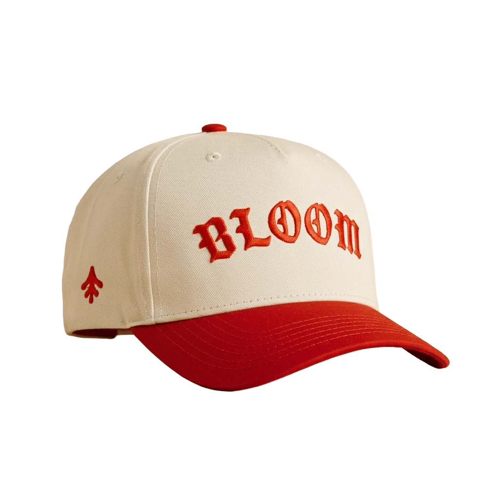 Bloom Hat – Cream / Red