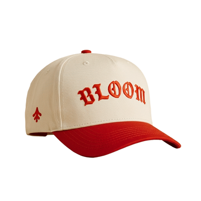 Bloom Hat – Cream / Red
